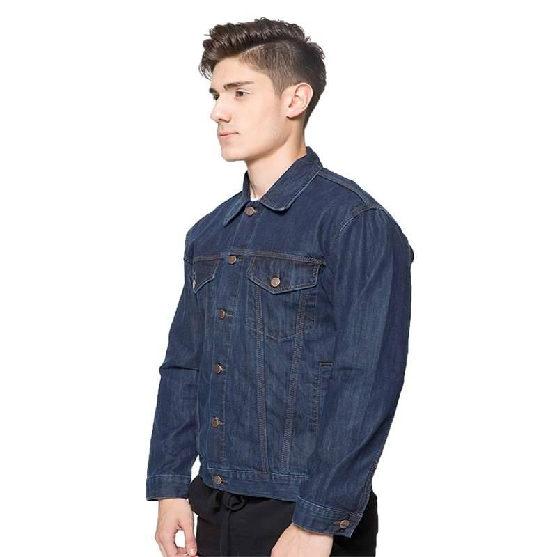 Product image 2nd Red - Jaket Jeans Model Basic Raw Blue 191802-S Dark Blue