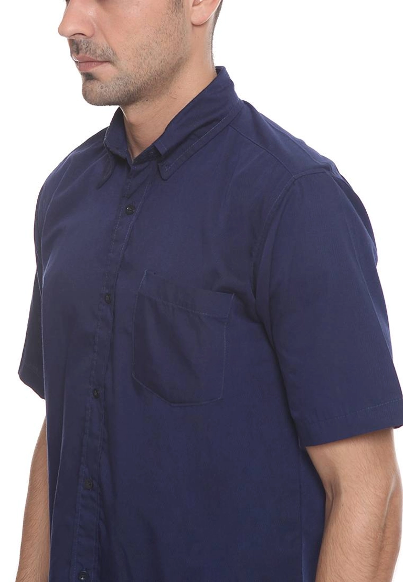 Product image 2nd RED - 2nd RED Kemeja Casual Basic SS 182021 S Navy