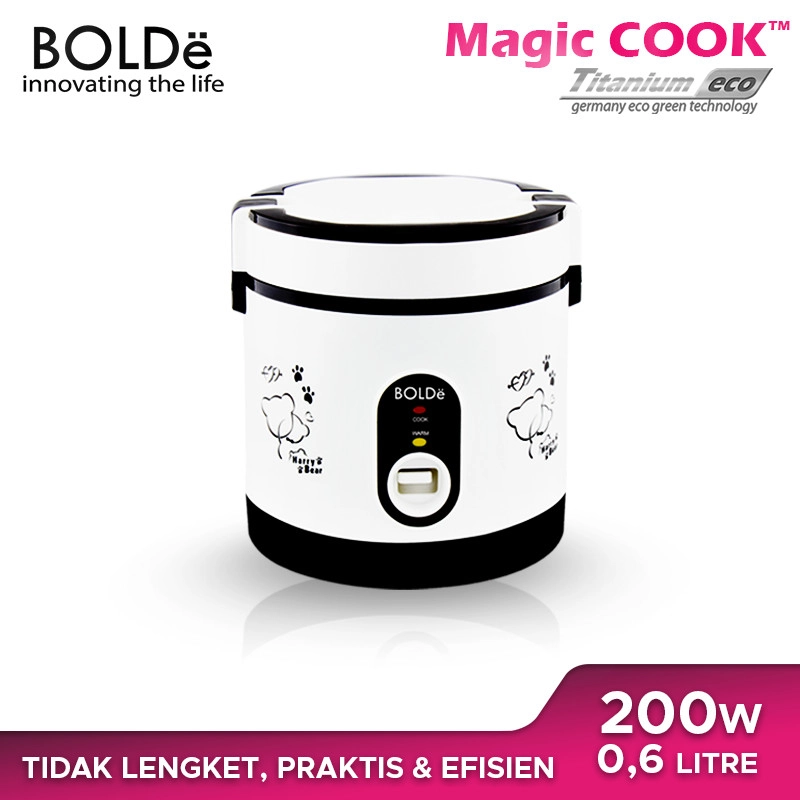 Product image BOLDë Penanak Nasi / Super Cook Titanium Eco 0.6 L 16 x 17,5 x 18 cm random