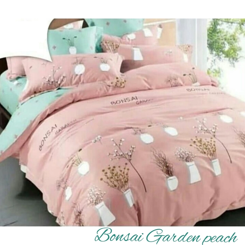 Product image By.Najah.Aef - Seprei Bonsai Garden peach 160x200x20cm peach