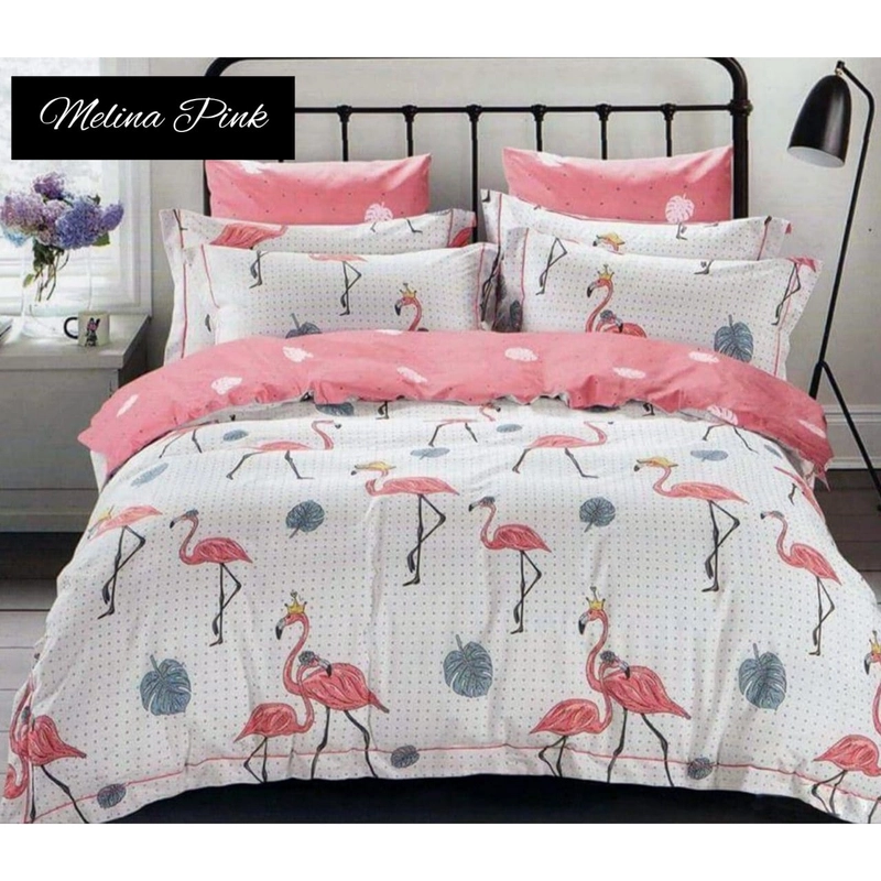 Product image By.Najah.Aef - Seprei Melina pink 160x200x20cm pink,putih