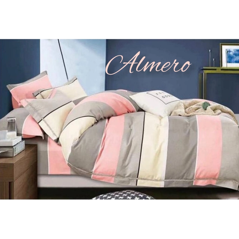 Product image By.Najah.Aef - Seprei Almero 160x200x20cm abu,pink,kuning