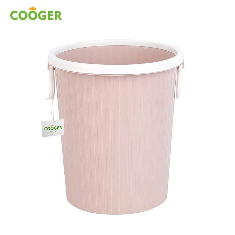 Product image COOGER Large Pressed Ring Dustbin 19 x 19  x 27.5cm Pink