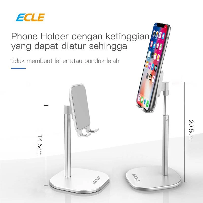 Product image ECLE Desktop phone holder Z21 one size silver