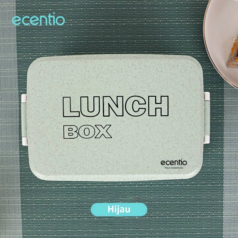 Product image Ecentio Double Plastic Lunch Boxes PLBE-2601 1000 ml Green