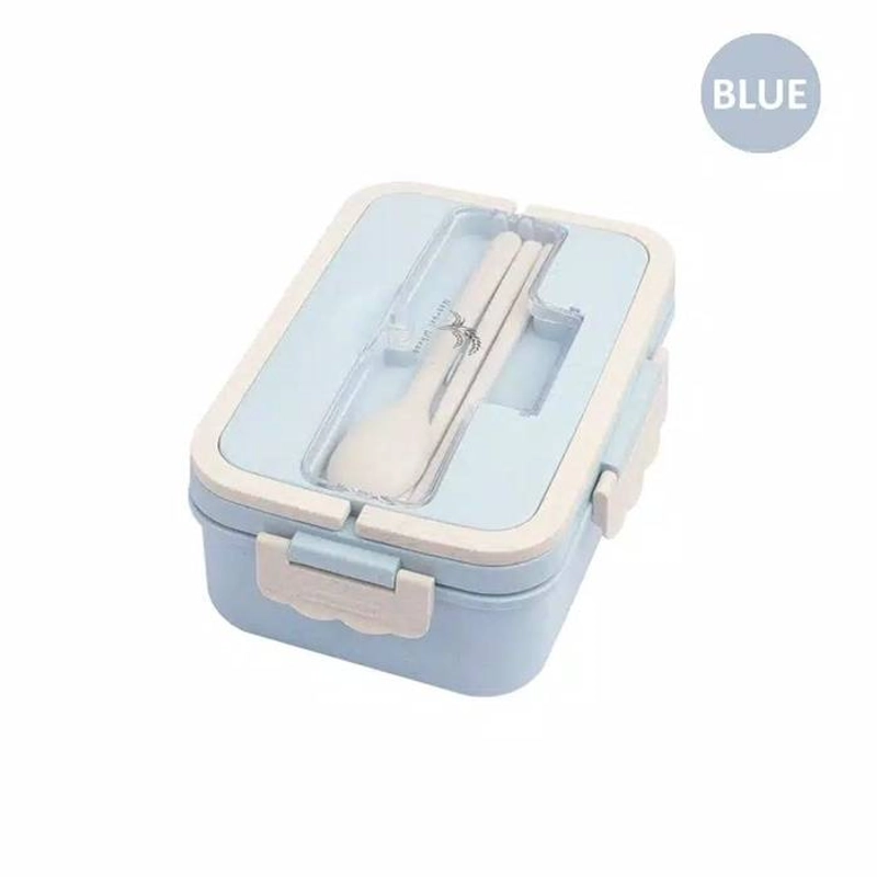 Product image Ecentio - Wheat Straw Lunch Box WLBNE-6201 1000 Ml Blue