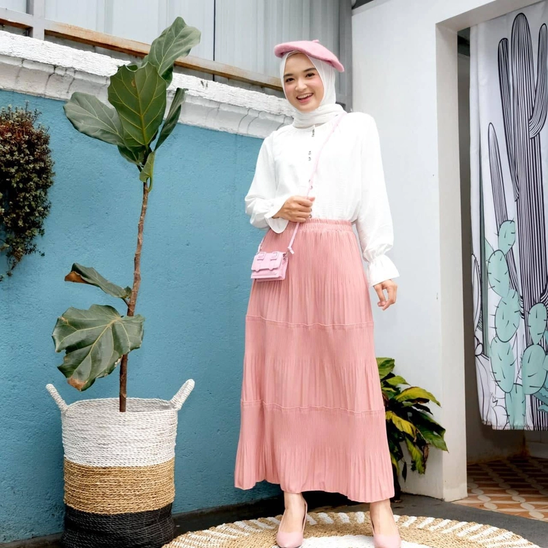Product image Halika - Rok Keina Crinkle All Size Dusty