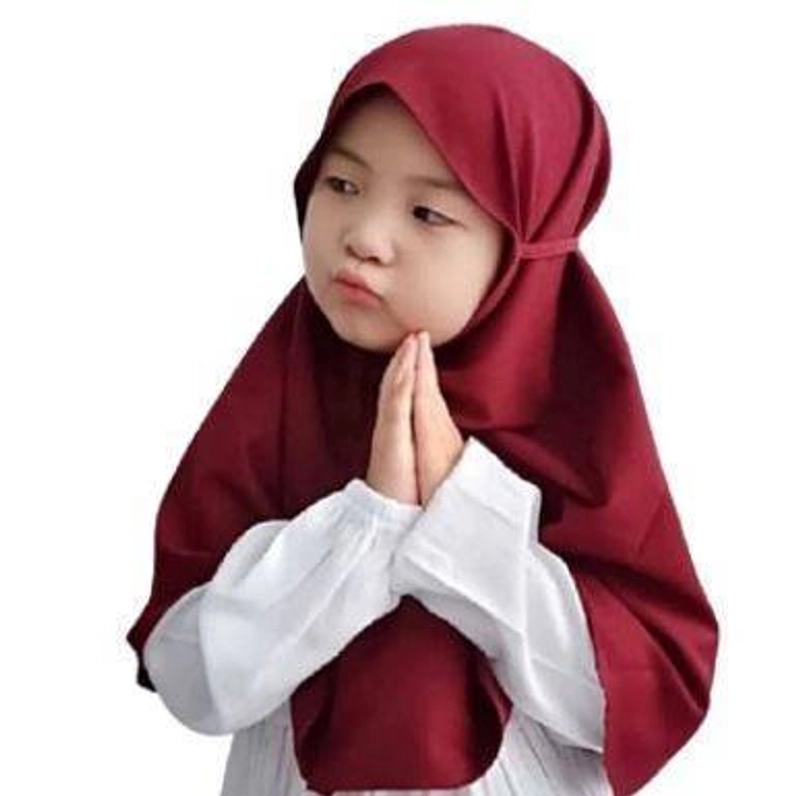 Product image Halika - Bergo Tali Anak Usia 1 Sd 4 Tahun All Size Pink