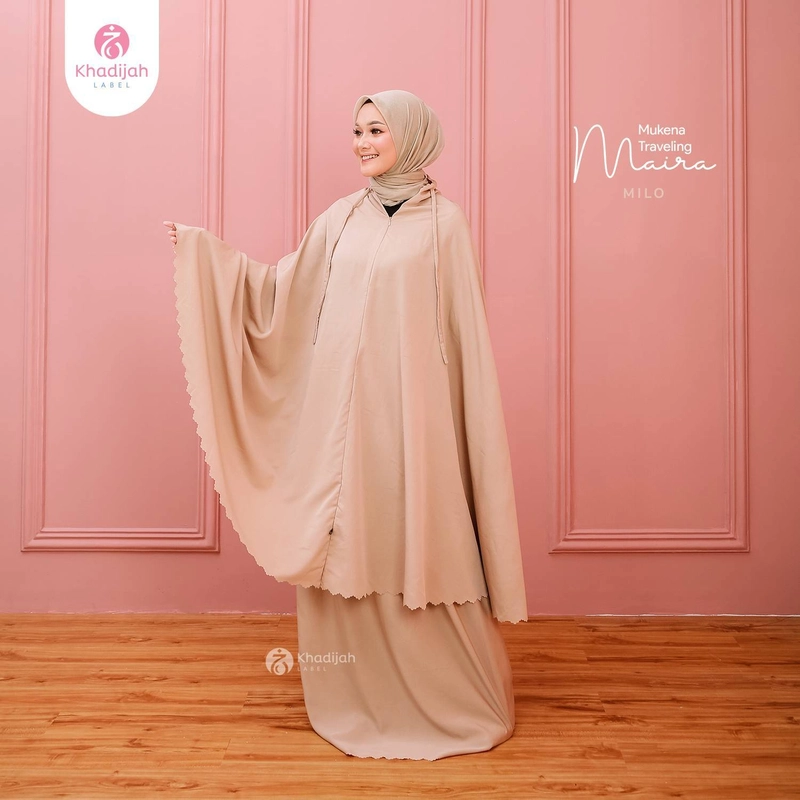 Product image Khadijah Label - Mukena Travel Maira Standar Milo