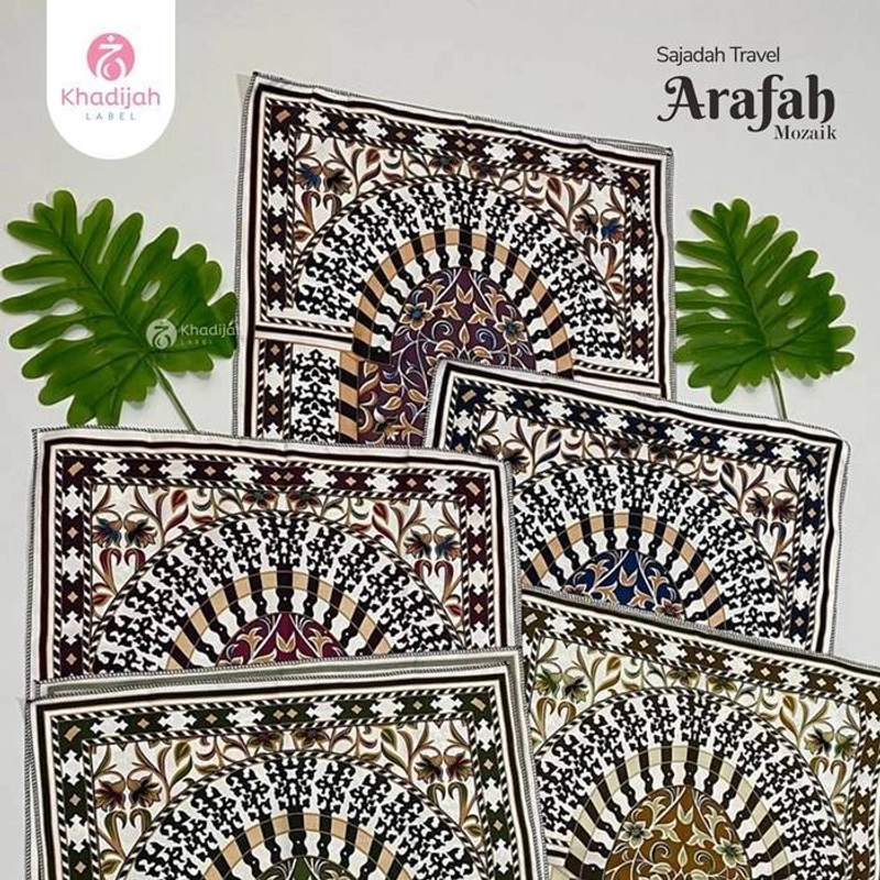 Product image Khadijah Label Jabar - Sajadah Travel Mozaik Arafah All Size Random