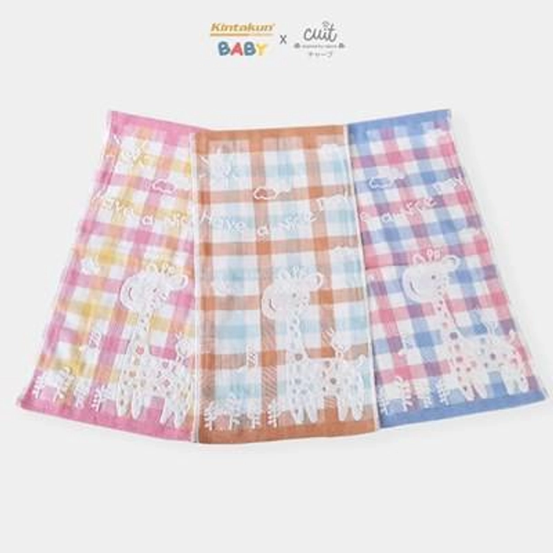 Product image Kintakun - Cotton Baby Towel Super Soft 25x50 Giraffe