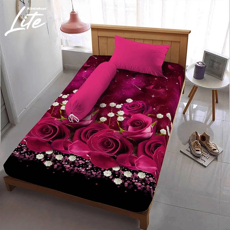Product image Kintakun - Sprei Lite Microfiber Rosabella 120x200 Single Flat 