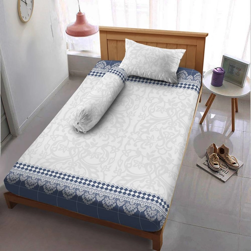 Product image Kintakun - Sprei New Dluxe Minimalis Microfiber T30 Liskael 120x200 Single Flat 
