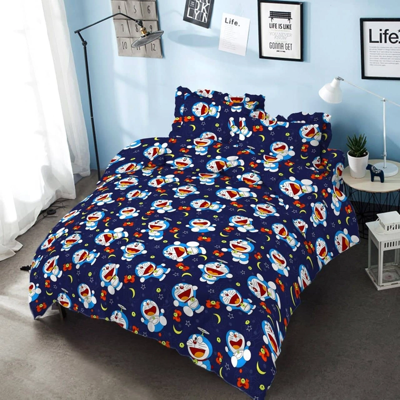 Product image Kintakun - Comforter Tanpa Sprei Dluxe Microtex 180 x 200 Doraemon Navy
