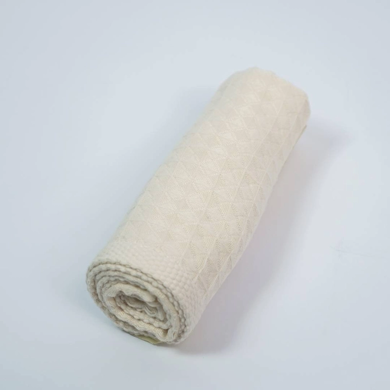 Product image Kintakun - Cotton Baby Towel Plaid Super Soft 33 x 72 Yellow