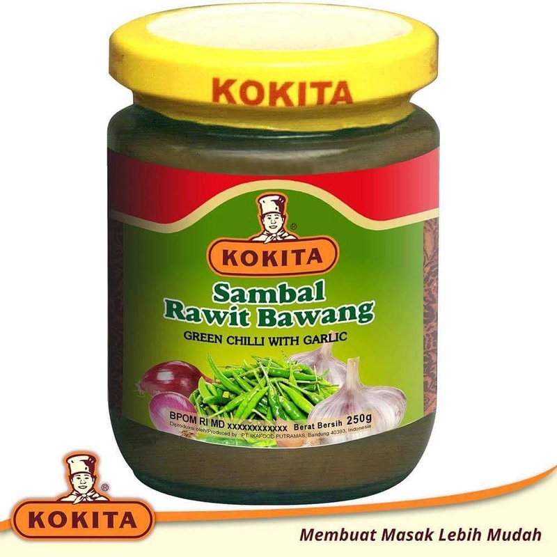 Product image Kokita - Sambal  Rawit Bawang 200 gr Hijau