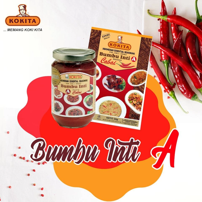 Product image Kokita - Bumbu Inti A 50 gr Merah Cabe