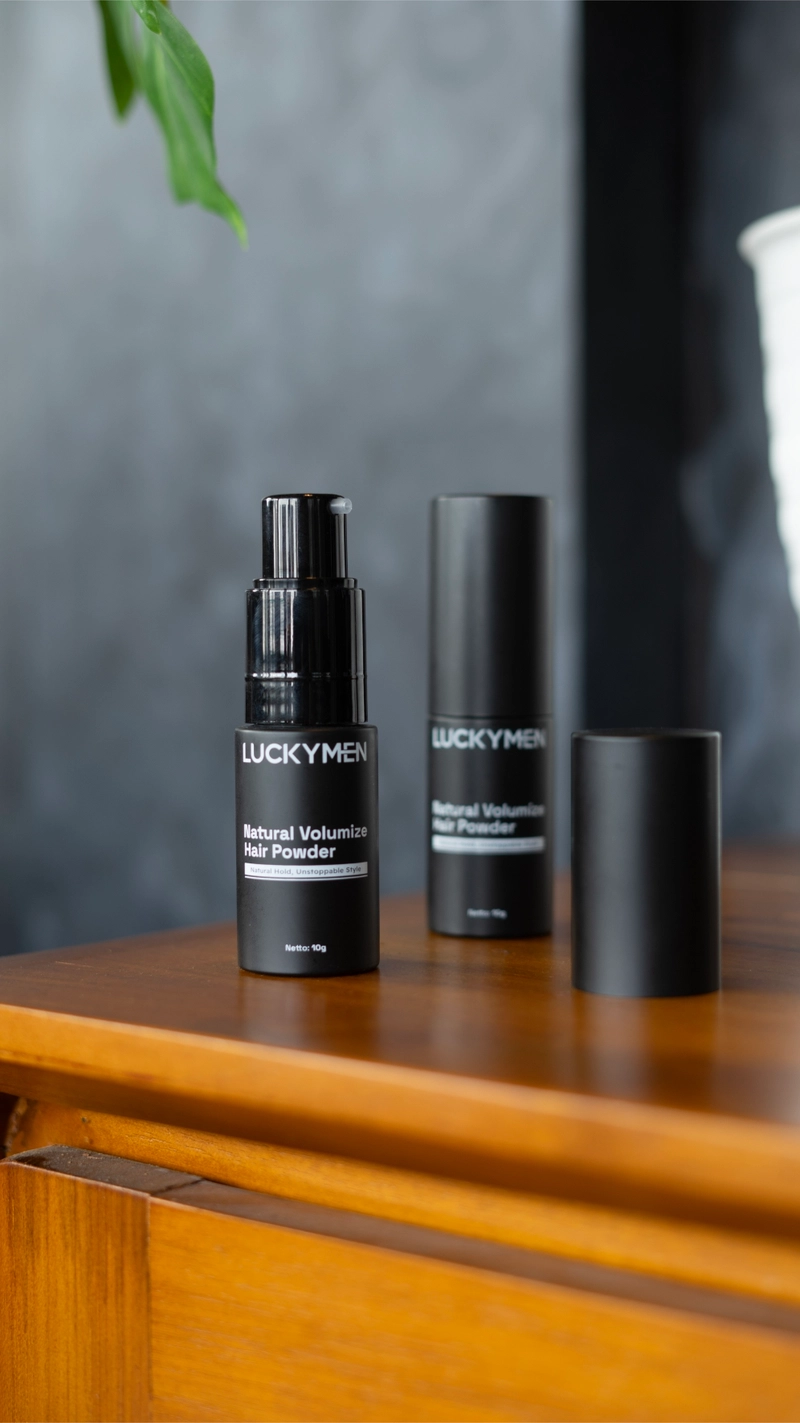 Product image Luckymen - Natural Volumize Hair Powder 10gr Hitam