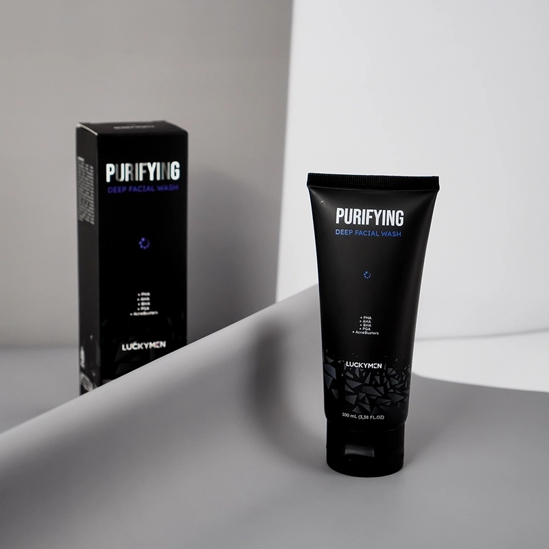 Product image Luckymen - Purifying Deep Facial Wash 100ml Hitam