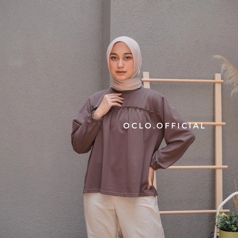 Product image Oclo Official - Cenlya Blouse All Size Dark Mocca