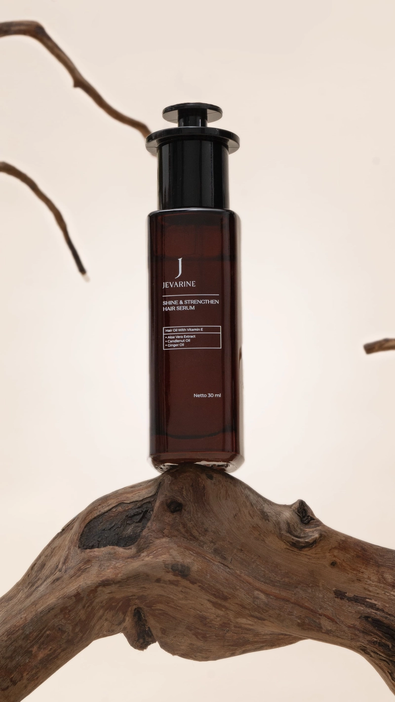 Product image Jevarine - Shine & Strengthen Hair Serum 30ml Coklat