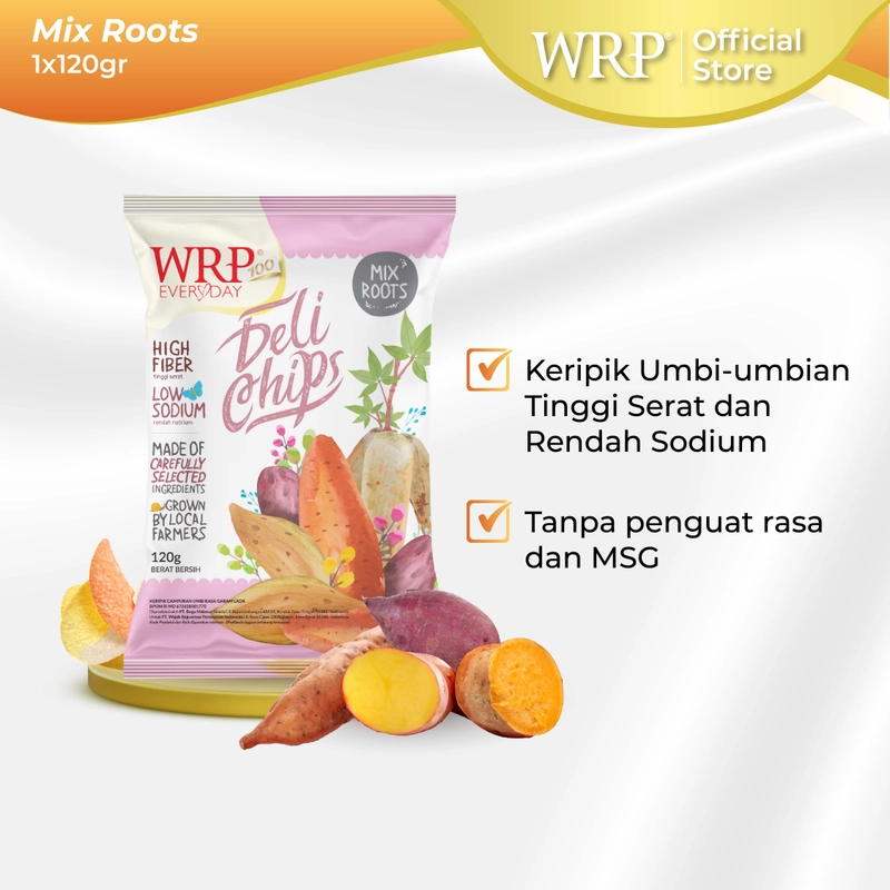 Product image WRP - WRP Delichips Mix Root Family Pack 120G 120 Umbi-umbian
