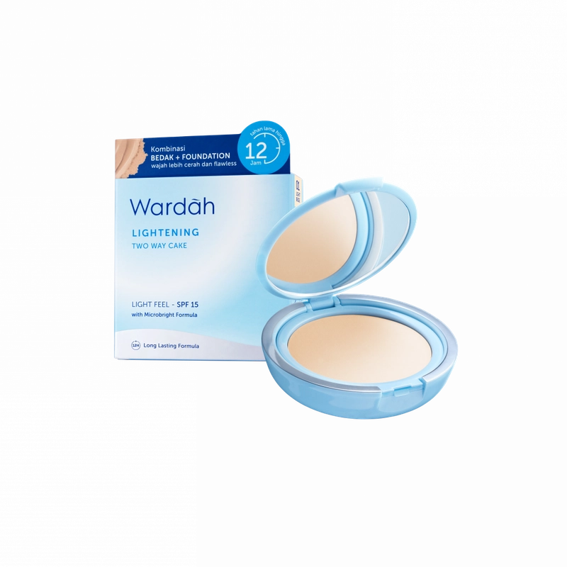 Product image Wardah Jabar - Lightening Powder Foundation Light Feel 12 g - 01 Light Beige