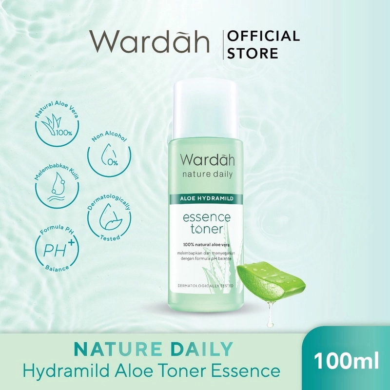 Product image Wardah Jabar - Nature Daily Aloe Hydramild Essence Toner 100 ml