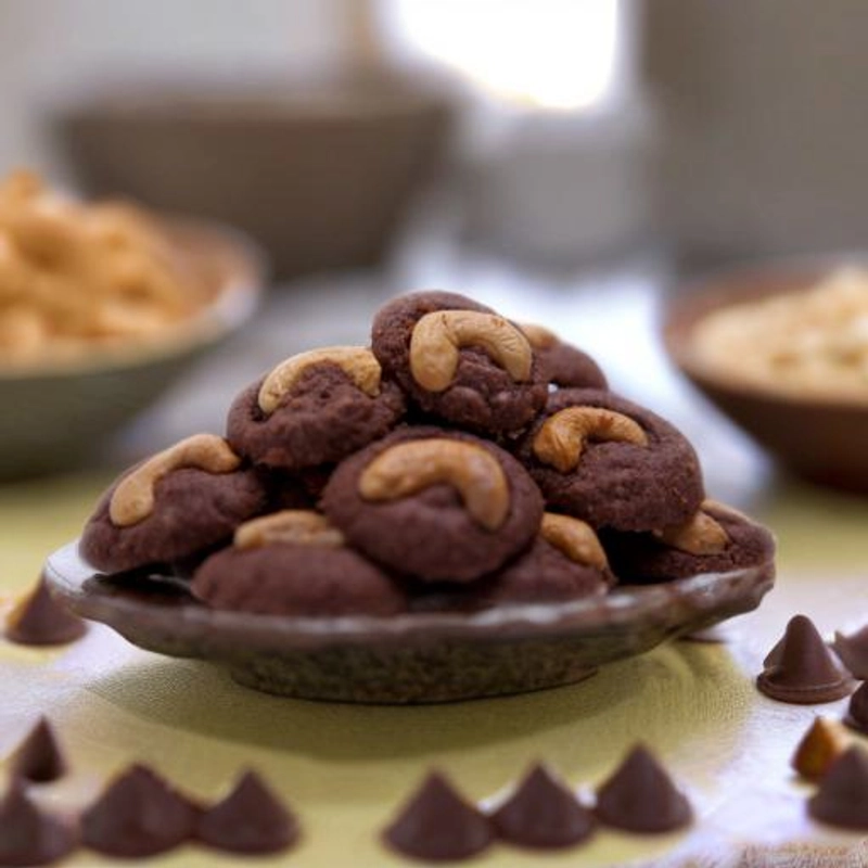 Product image YORYA COOKIES - Kue Kering Lebaran Coklat Mede 300Gr JR13