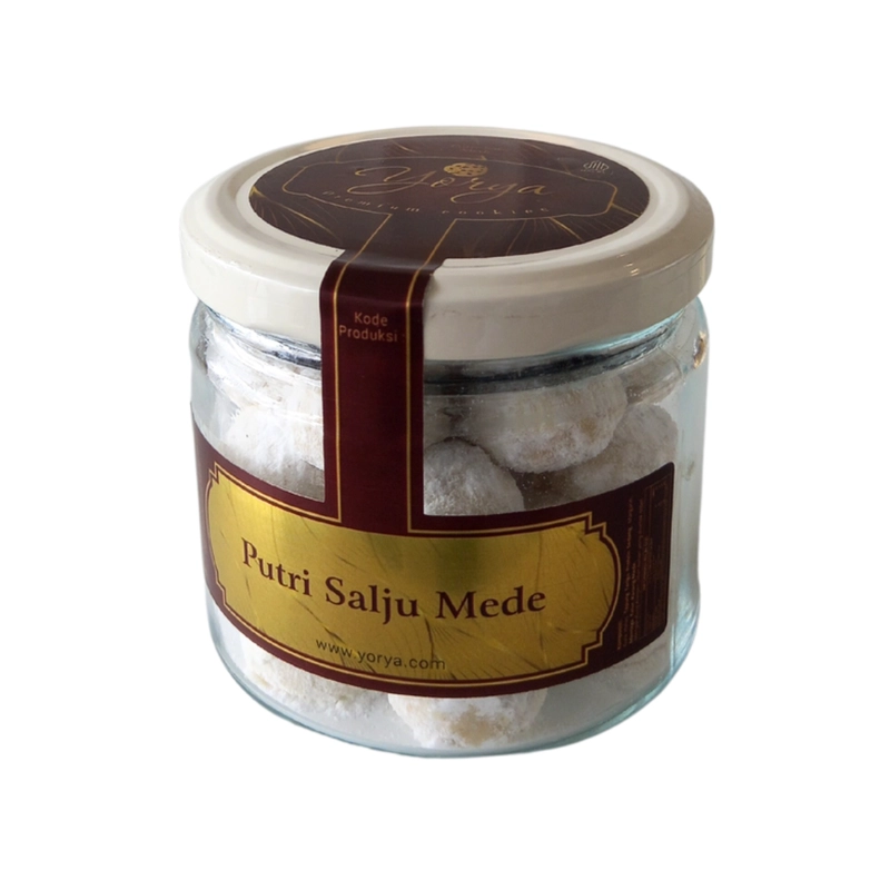 Product image YORYA COOKIES - Kue Kering Lebaran Putri Salju Mede 300Gr JR12