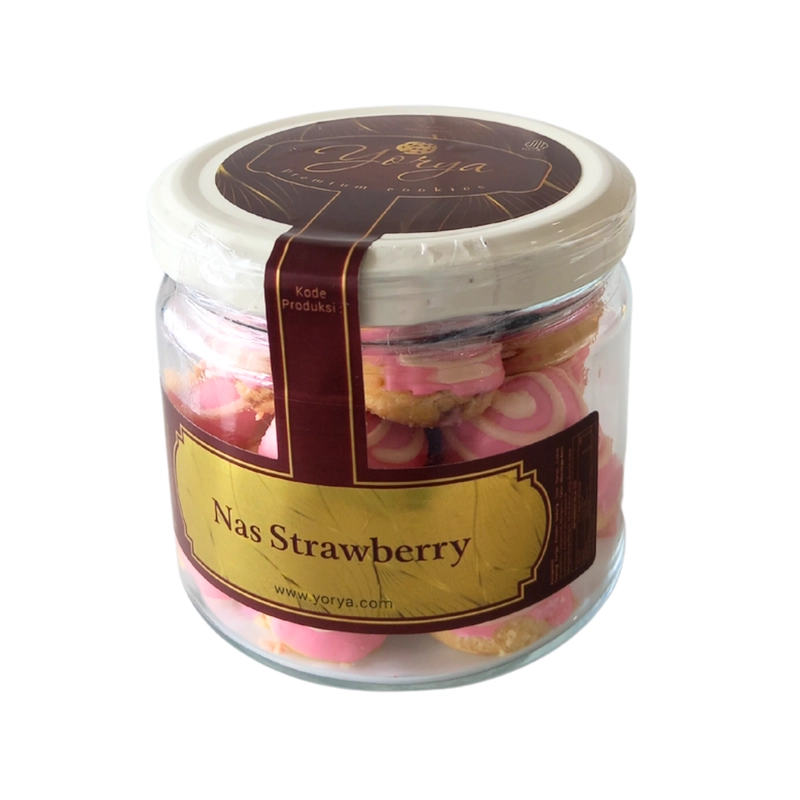 Product image YORYA COOKIES - Kue Kering Lebaran Nas Strawberry 300Gr JR11