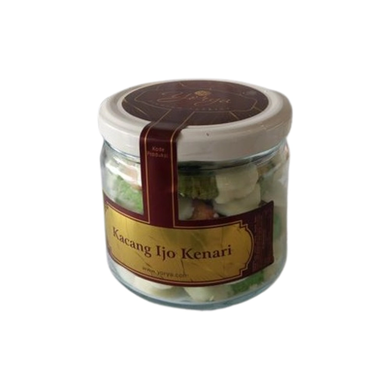 Product image YORYA COOKIES - Kue Kering Lebaran Kacang Ijo Kenari 300Gr JR16
