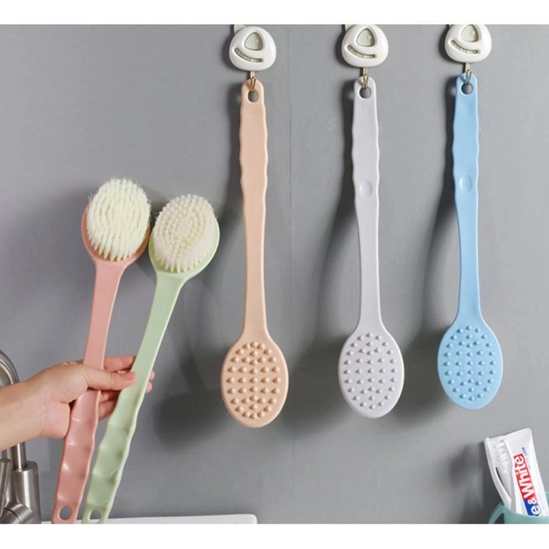 Product image Adda Home - Alat Mandi Sikat Punggung Sikat Bulu Lembut Pegangan Panjang 1 pcs Hijau
