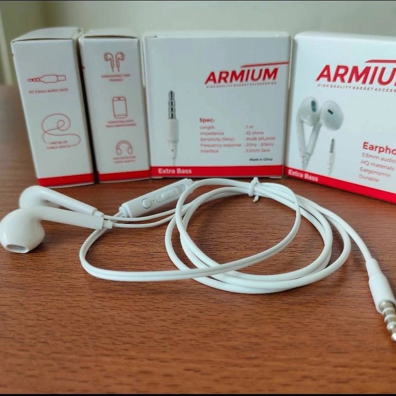 Product image ARMIUM - Earphone Extra Bass Putih