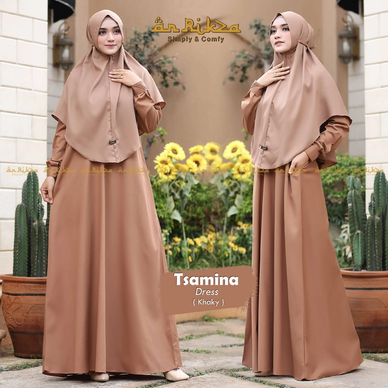 Product image Arrikza - Gamis Dewasa Tsaminaa S Mocca