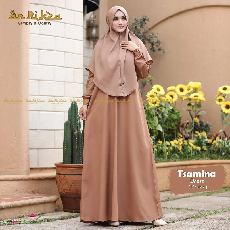 Product image Arrikza - Gamis Dewasa Tsaminaa S Mocca