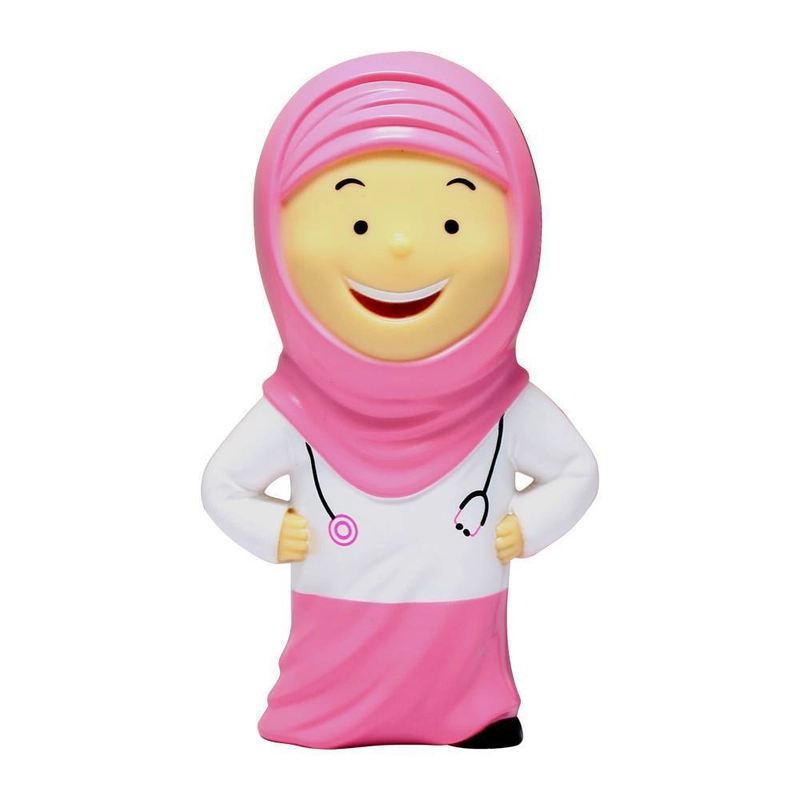 Al Qolam Bandung - Hafizah Junior Dokter 10 x 15 cm White Pink