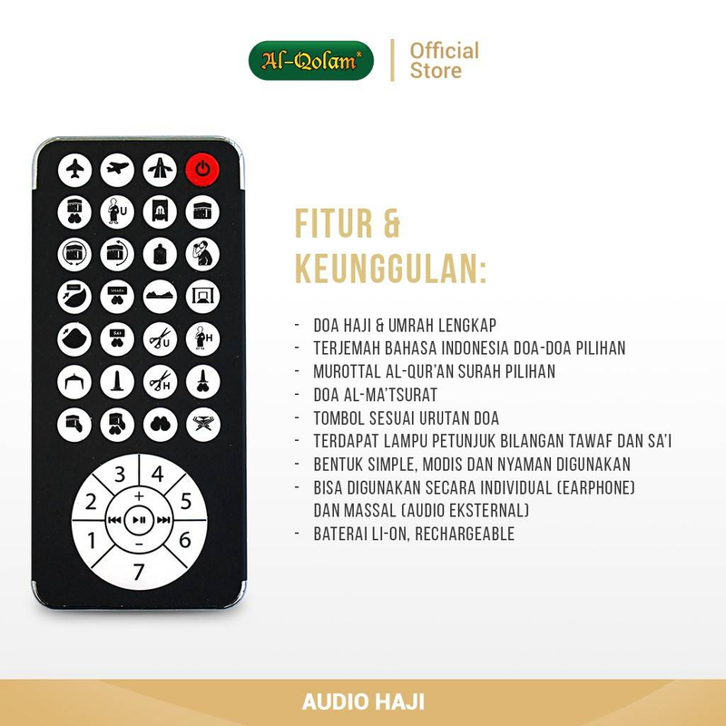 Product image Al Qolam Bandung - Audio Haji Umroh 13x13cm Random