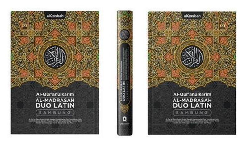 Product image Al Qosbah AlQuran Madrasah Duo Latin Sambung A5 A5 Random