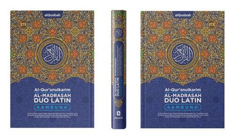 Product image Al Qosbah AlQuran Madrasah Duo Latin Sambung A5 A5 Random