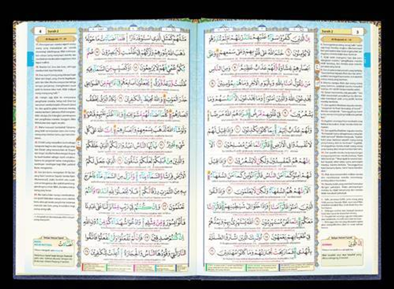 Product image Al Qosbah AlQuran Madrasah Duo Latin Sambung A5 A5 Random
