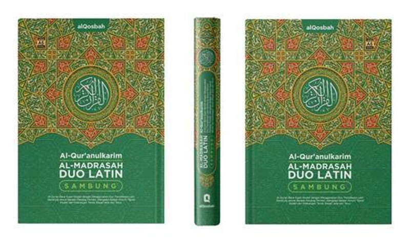 Product image Al Qosbah AlQuran Madrasah Duo Latin Sambung A5 A5 Random