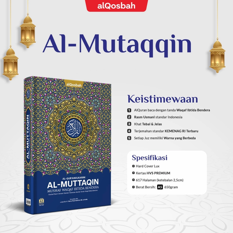 Product image Al Qosbah Muttaqin A5 Random