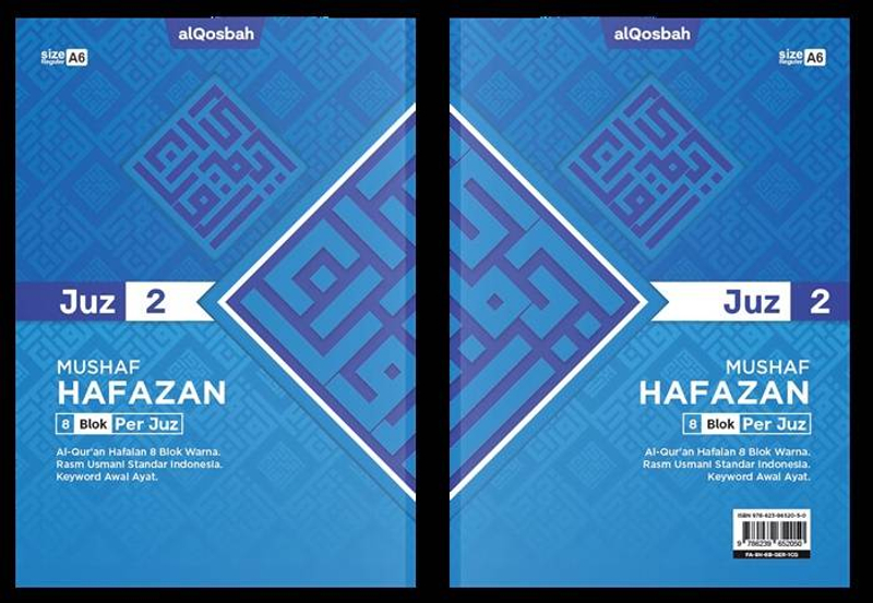 Product image Al Qosbah - Quran Hafazan perjuz A6 Warna Mix