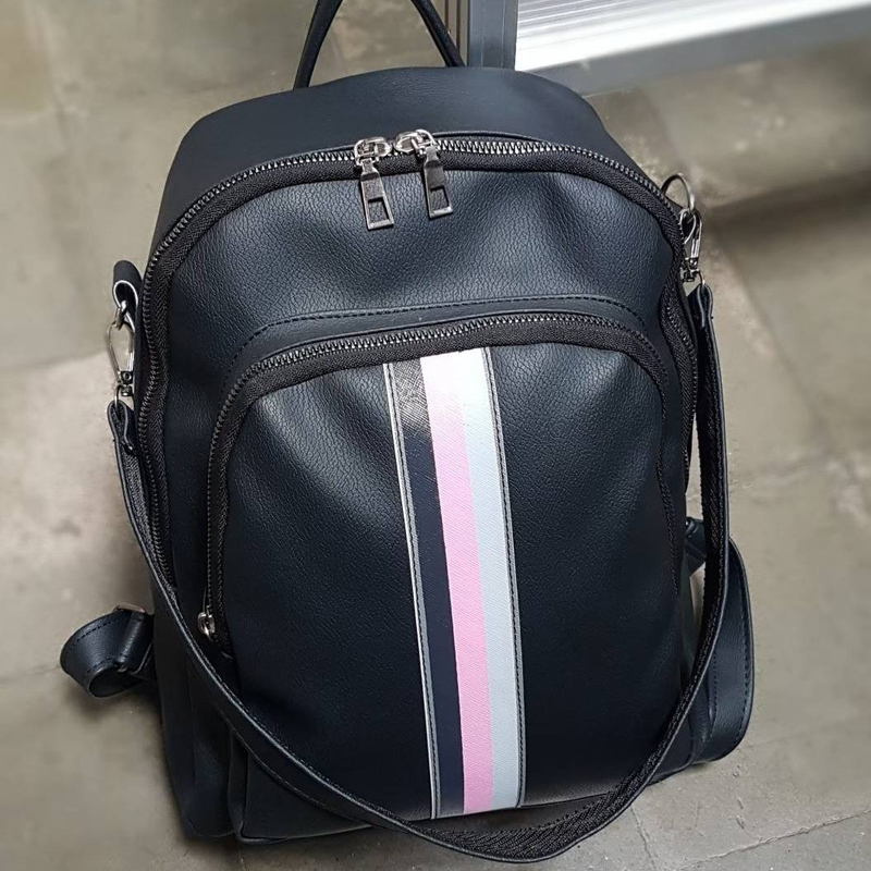 Product image Alcaff - Tas Ransel Fashion Anya Hitam 22 x 10 x 30cm