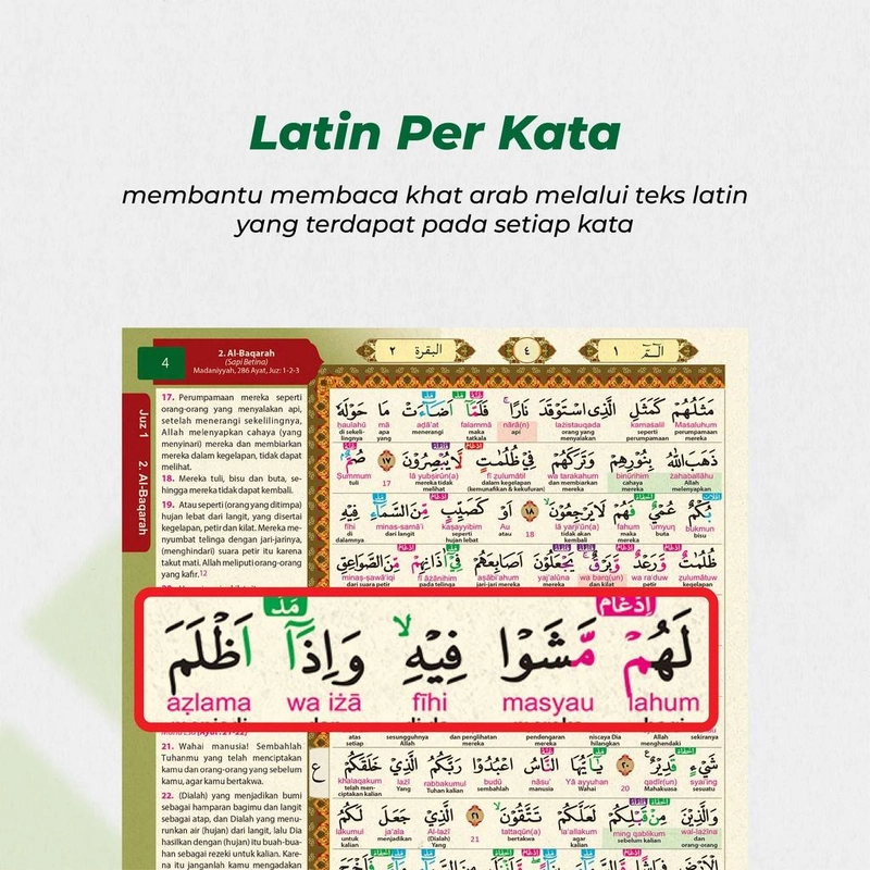 Product image Alfatih Quran - ASY - SYIFA A4 Alquran Mudah Baca Terjemah Perkata Latin Tajwid Warna Kode Arab A4 Hitam