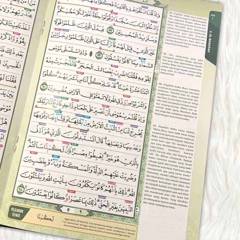 Product image Aliqa - Al Quran At Tajwid Per Juz A5 Biru