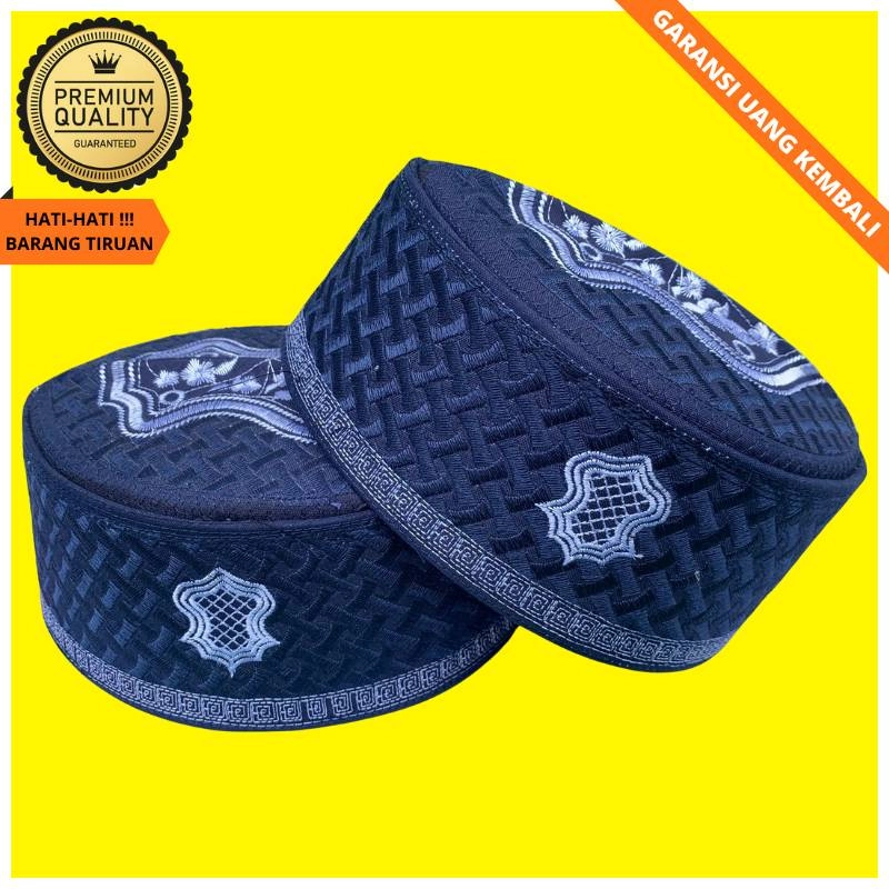 Product image Al Akrom Group - Peci Haji Assagofah Biru 4 Biru