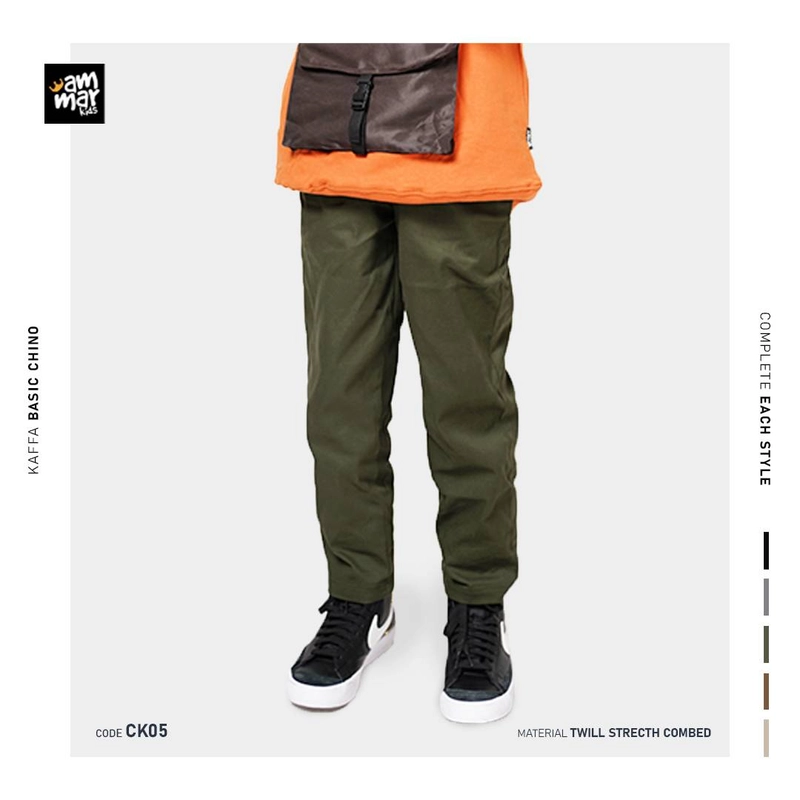 Product image Ammar Kids - KAFFA BASIC CHINO CK05 S ARMY