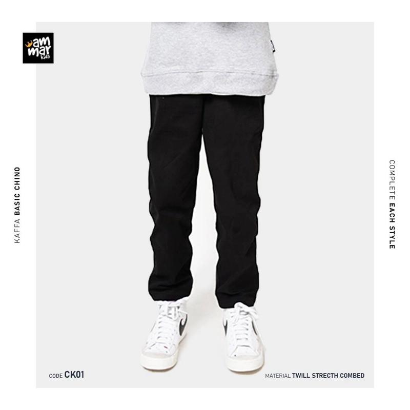 Product image Ammar Kids - KAFFA BASIC CHINO CK01 S HITAM